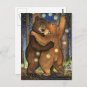 Carte Postale Ours de danse (Devant / Derrière)