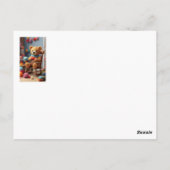 Carte Postale Ours de fil (Dos)