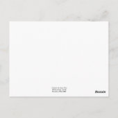 Carte Postale Ours de jouet (Dos)