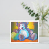 Carte Postale Ours de jouet (Debout devant)