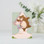 Carte Postale Ours de Kawaii (Debout devant)