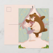 Carte Postale Ours de Kawaii (Devant / Derrière)