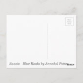 Carte Postale Ours de koala d'amour et d'étreintes (Dos)