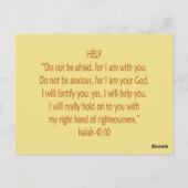 Carte Postale Ours de la Bible~Aide Écriture ~Flashcard (Dos)