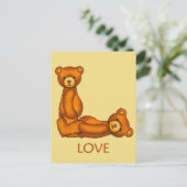 Carte Postale Ours de la Bible~Aimer l'Éternel~Écriture~Carte fl (Debout devant)