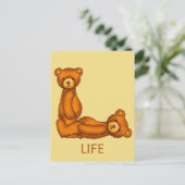 Carte Postale Ours de la Bible ~ Écriture de vie éternelle (Debout devant)