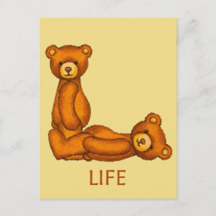 Carte Postale Ours de la Bible ~ Écriture de vie éternelle