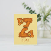 Carte Postale Ours de la Bible ~ Zèle Écriture ~ Carte-éclair (Debout devant)