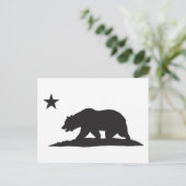 Carte Postale Ours de la Californie - Noir (Debout devant)