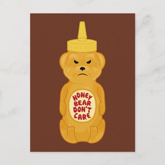 Carte Postale Ours de miel (Devant)