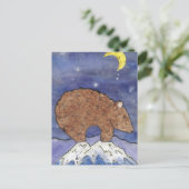 Carte Postale Ours de minuit (Debout devant)