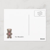 Carte Postale Ours de ski (Dos)