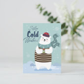 Carte Postale Ours de temps froid (Debout devant)