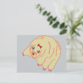 Carte Postale Ours d'eau mûre Anime Tardigrade (Debout devant)