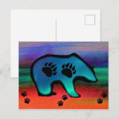 Carte Postale Ours d'esprit auriculaire du Nord (Devant / Derrière)