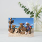 Carte Postale Ours Dinky : Petits Pirates (Debout devant)