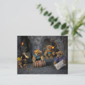 Carte Postale Ours Dinky : Petits Pirates (Debout devant)