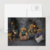 Carte Postale Ours Dinky : Petits Pirates (Devant / Derrière)