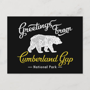 Carte Postale Ours du parc national Cumberland Gap