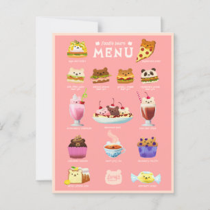 Carte postale Ours en bois