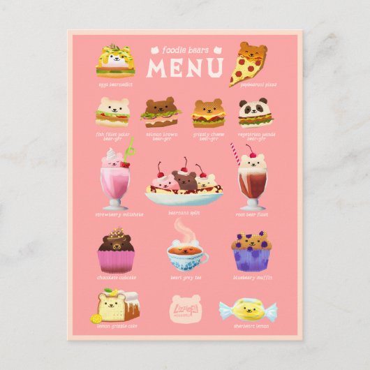 Carte postale Ours en bois (Devant)