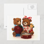 Carte Postale Ours en peluche (Devant / Derrière)