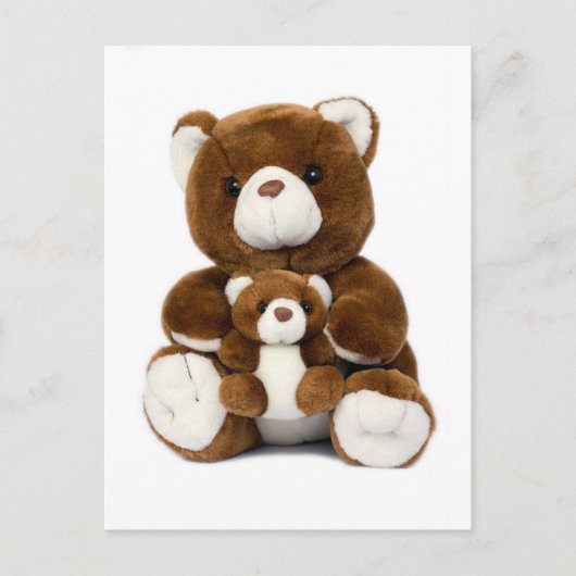 Carte Postale ours en peluche (Devant)