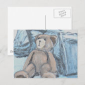 Carte Postale Ours en peluche (Devant / Derrière)