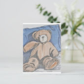 Carte Postale Ours en peluche (Debout devant)