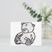 Carte Postale Ours en peluche du grenier (Debout devant)