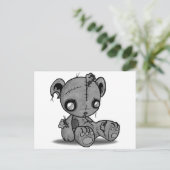 Carte Postale Ours en peluche Zombie (Debout devant)