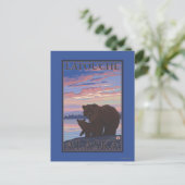 Carte Postale Ours et cub - Latouche, Alaska (Debout devant)