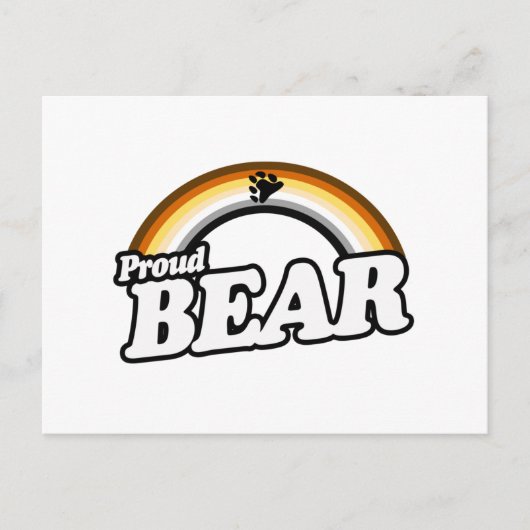 Carte Postale Ours et Fier (Devant)