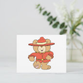 Carte Postale Ours Gendarme Canadien (Debout devant)