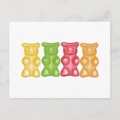 Carte Postale Ours gommeux (Devant)