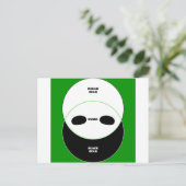 Carte Postale Ours graphiques (Debout devant)