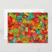 Carte postale Ours Gummy (Devant / Derrière)