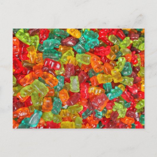 Carte postale Ours Gummy (Devant)