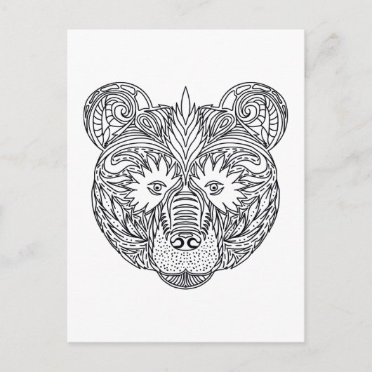 Carte Postale Ours inspiré (Devant)