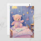 Carte Postale Ours Mignon (Devant / Derrière)