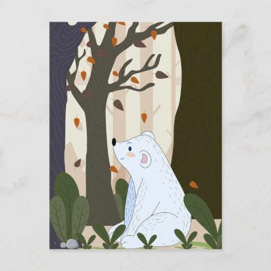 Carte Postale Ours mignon (Devant)