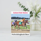 Carte Postale Ours Noholdingback - Gallant Bob Stakes (Debout devant)