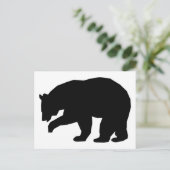 CARTE POSTALE OURS NOIR (Debout devant)