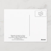 Carte Postale Ours noir - "Câlins d'ours libre pour petits !" (Dos)