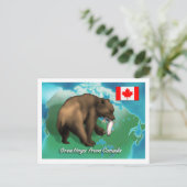 Carte Postale Ours noir canadien (Debout devant)