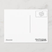 Carte Postale Ours noir jardin (Dos)