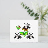 Carte Postale Ours Panda (Debout devant)