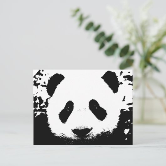 Carte Postale Ours Panda (Debout devant)