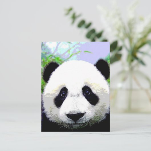 Carte Postale Ours Panda (Debout devant)