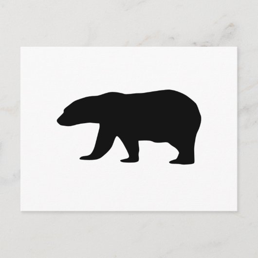 Carte Postale Ours polaire (Devant)